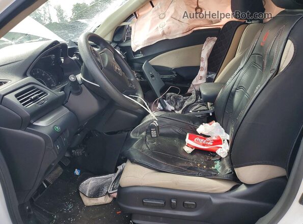 5J6RM4H5XGL109815 2016 HONDA CR-V White Vista interior delantera