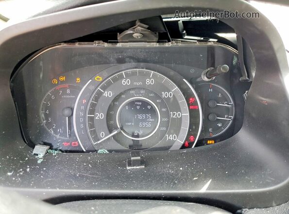 5J6RM4H5XGL109815 2016 HONDA CR-V White Vista del cuadro de instrumentos