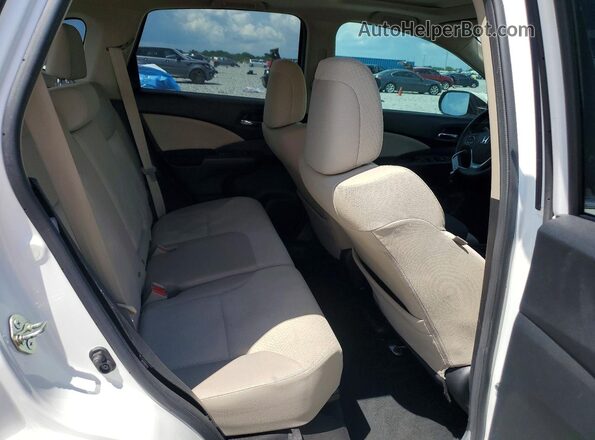 5J6RM4H5XGL114142 2016 HONDA CR-V White Вид задніх сидінь