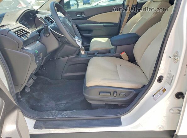 5J6RM4H5XGL114142 2016 HONDA CR-V White Вид салону спереду