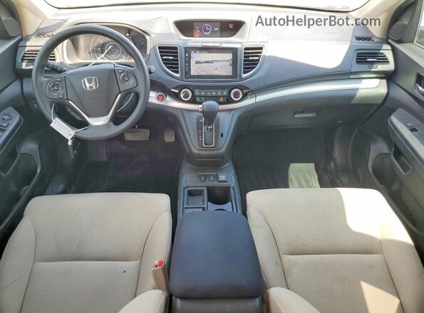 5J6RM4H5XGL114142 2016 HONDA CR-V White Вид панелі приладів