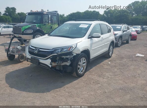 5J6RM4H70GL014200 2016 HONDA CR-V White Առջևի ձախ երեք քառորդ տեսարան