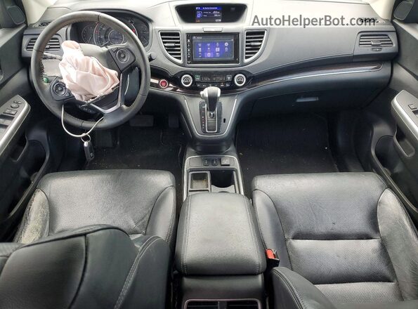 5J6RM4H70GL067592 2016 HONDA CR-V Белый Вид панели приборов