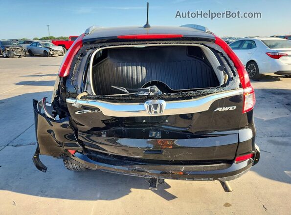 5J6RM4H70GL116127 2016 HONDA CR-V Black Вид ззаду
