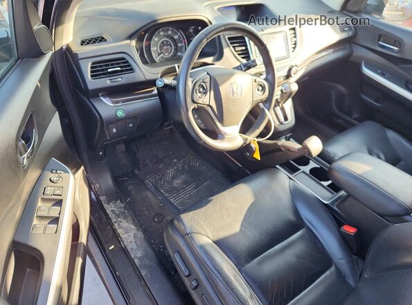 5J6RM4H70GL116127 2016 HONDA CR-V Black Вид панелі приладів