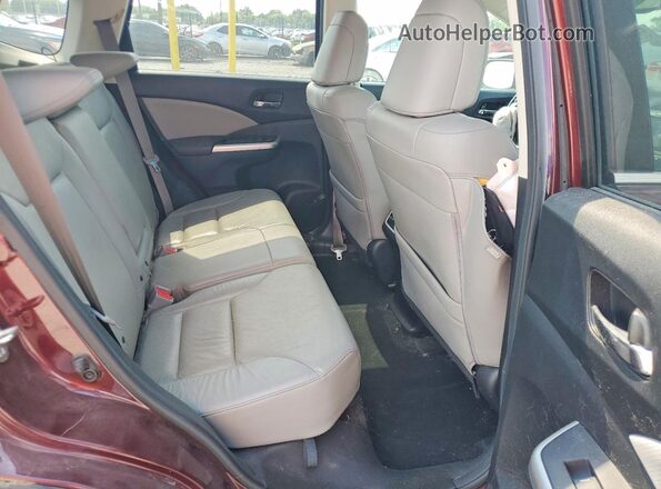 5J6RM4H71GL051207 2016 HONDA CR-V Темно-бордовый Вид задней части салона