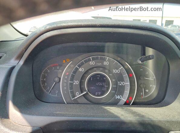 5J6RM4H71GL051207 2016 HONDA CR-V Темно-бордовый Вид щитка приборов