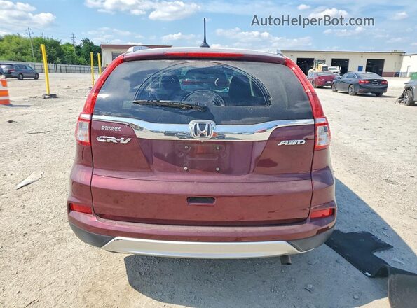 5J6RM4H71GL051207 2016 HONDA CR-V Темно-бордовый Вид сзади
