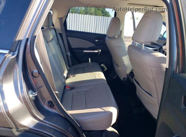 5J6RM4H71GL057637 2016 HONDA CR-V Gray უკანა სავარძლების ხედი