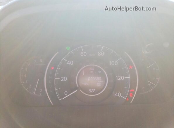5J6RM4H71GL057637 2016 HONDA CR-V Gray ხელსაწყოთა პანელის ხედი