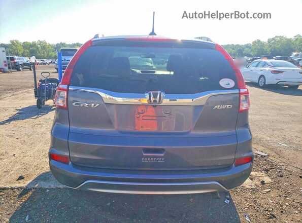 5J6RM4H71GL057637 2016 HONDA CR-V Gray უკანა ხედი