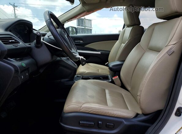 5J6RM4H72GL063527 2016 HONDA CR-V White Vista interior delantera
