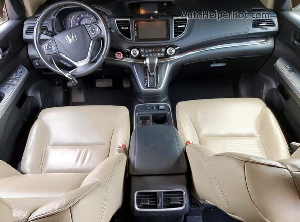 5J6RM4H72GL063527 2016 HONDA CR-V White Vista del salpicadero
