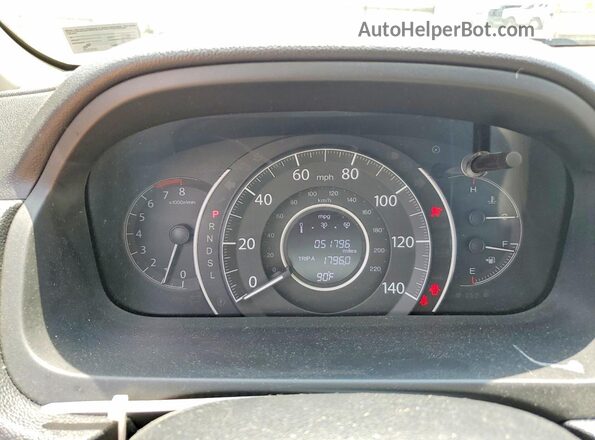 5J6RM4H72GL063527 2016 HONDA CR-V White Vista del cuadro de instrumentos