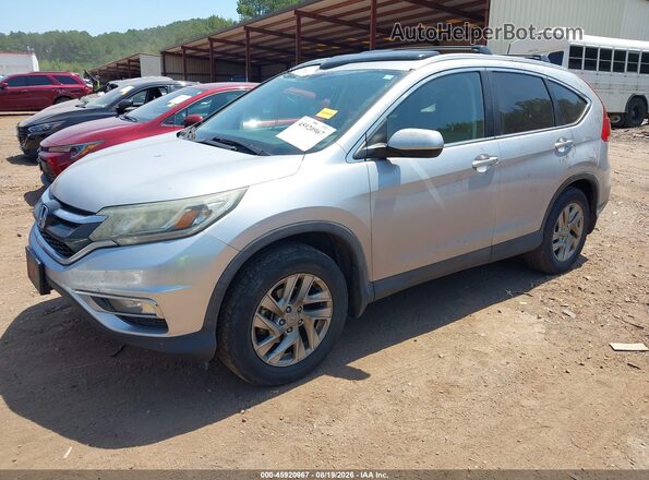 5J6RM4H74GL010246 2016 HONDA CR-V Silver Առջևի ձախ երեք քառորդ տեսարան