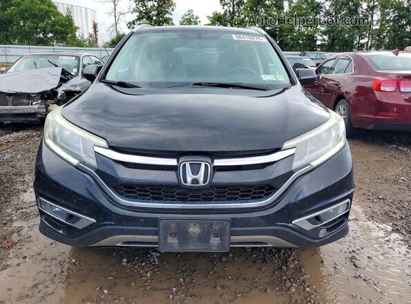 5J6RM4H74GL031825 2016 HONDA CR-V Black წინა პანელის ხედი