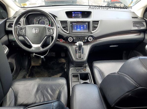 5J6RM4H74GL031825 2016 HONDA CR-V Black VIN კოდის სტიკერის ხედი