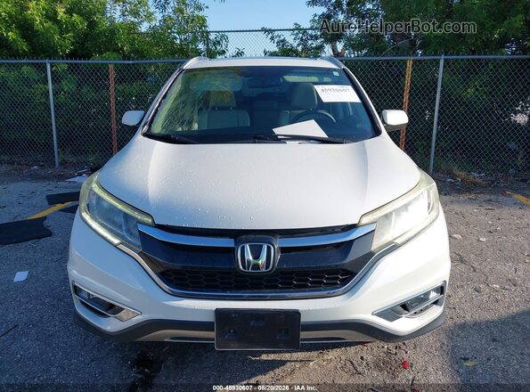 5J6RM4H74GL041545 2016 HONDA CR-V White Вид щитка приладів
