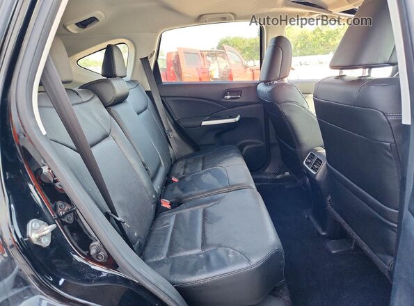 5J6RM4H74GL071970 2016 HONDA CR-V Black Widok tylnych siedzeń