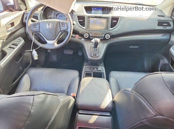 5J6RM4H74GL071970 2016 HONDA CR-V Black Widok deski rozdzielczej