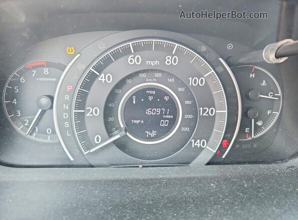5J6RM4H75GL011132 2016 HONDA CR-V White Սարքավորումների վահանակի տեսք