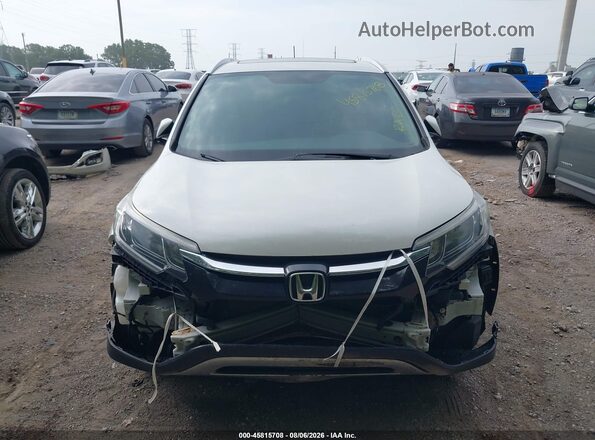 5J6RM4H76GL022754 2016 HONDA CR-V White Instrument cluster view
