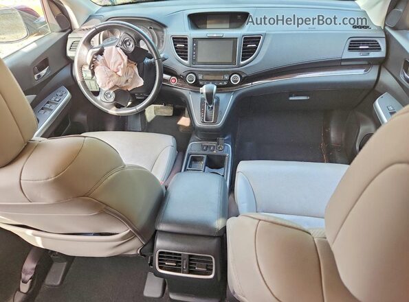 5J6RM4H76GL133630 2016 HONDA CR-V Maroon Dashboard view