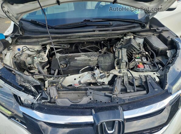 5J6RM4H77GL049381 2016 HONDA CR-V White Widok komory silnika