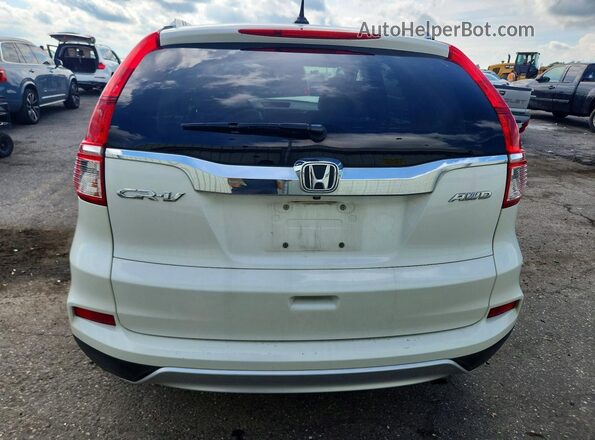5J6RM4H77GL049381 2016 HONDA CR-V White Widok z tyłu