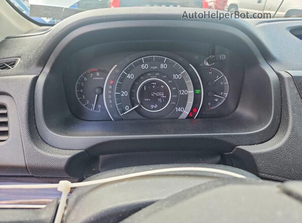 5J6RM4H77GL049381 2016 HONDA CR-V White Widok zestawu wskaźników