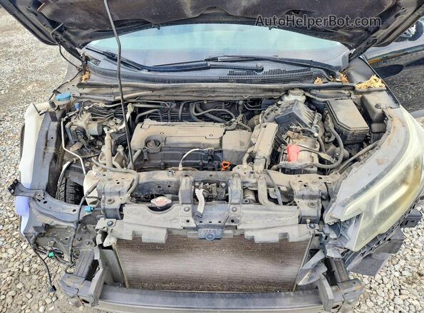 5J6RM4H77GL050837 2016 HONDA CR-V Black ძრავის განყოფილების ხედი