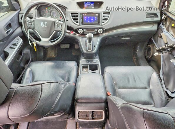 5J6RM4H77GL050837 2016 HONDA CR-V Black წინა პანელის ხედი