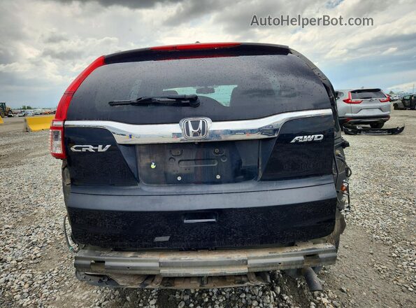 5J6RM4H77GL050837 2016 HONDA CR-V Black უკანა ხედი