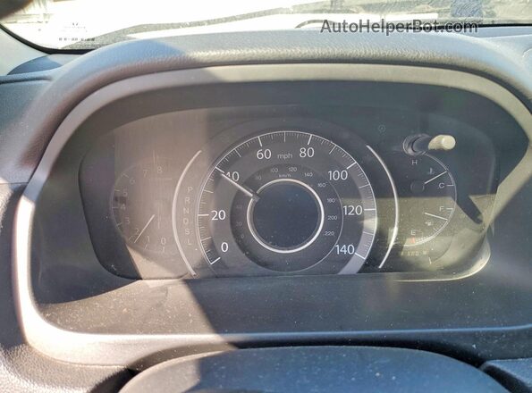 5J6RM4H77GL080260 2016 HONDA CR-V White Instrument cluster view