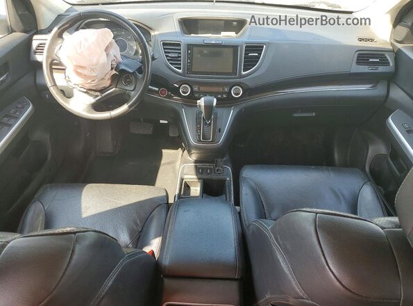 5J6RM4H77GL080260 2016 HONDA CR-V White Dashboard view