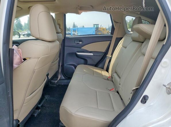 5J6RM4H78GL064763 2016 HONDA CR-V White უკანა სალონის ხედი