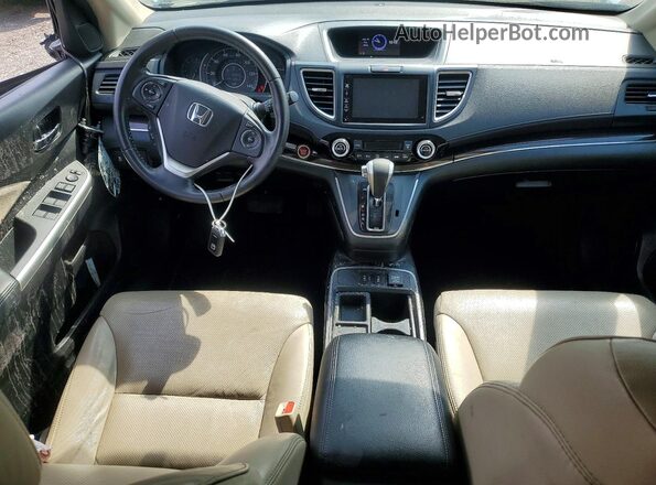 5J6RM4H78GL064763 2016 HONDA CR-V White წინა პანელის ხედი