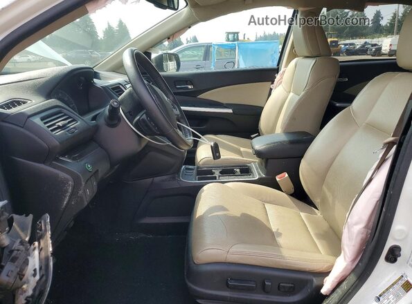 5J6RM4H78GL064763 2016 HONDA CR-V White წინა სალონის ხედი