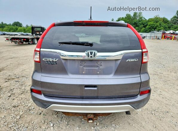5J6RM4H79GL046370 2016 HONDA CR-V Gray Rear view