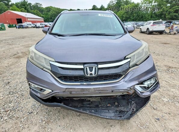 5J6RM4H79GL046370 2016 HONDA CR-V Gray Front view