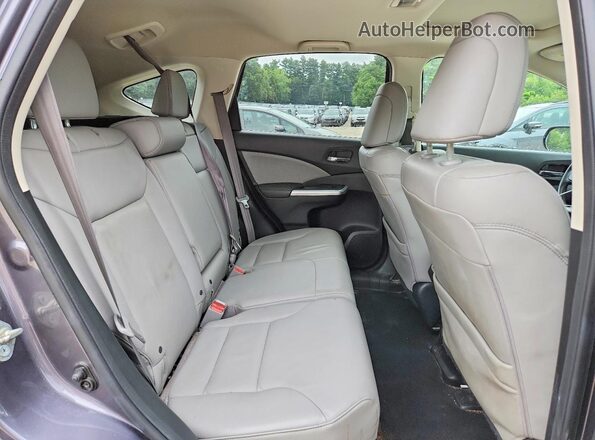 5J6RM4H79GL046370 2016 HONDA CR-V Gray Rear interior view