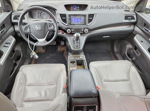 5J6RM4H79GL046370 2016 HONDA CR-V Gray Dashboard view