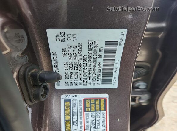 5J6RM4H79GL052167 2016 HONDA CR-V Коричневый Вид наклейки с VIN-кодом