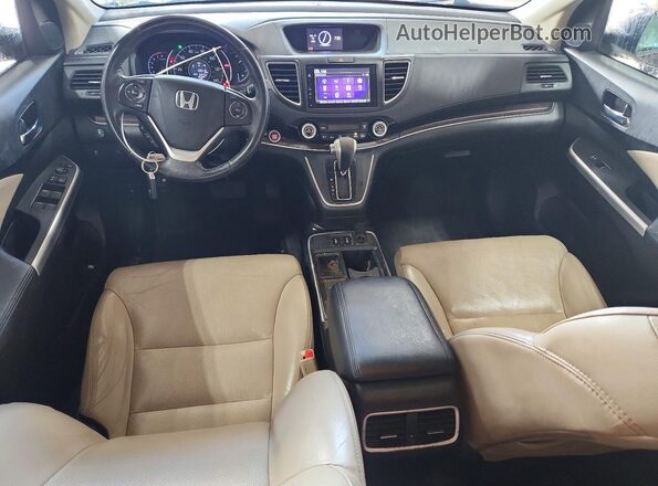 5J6RM4H7XGL030923 2016 HONDA CR-V Серый Вид панели приборов