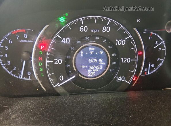 5J6RM4H7XGL030923 2016 HONDA CR-V Серый Вид щитка приборов