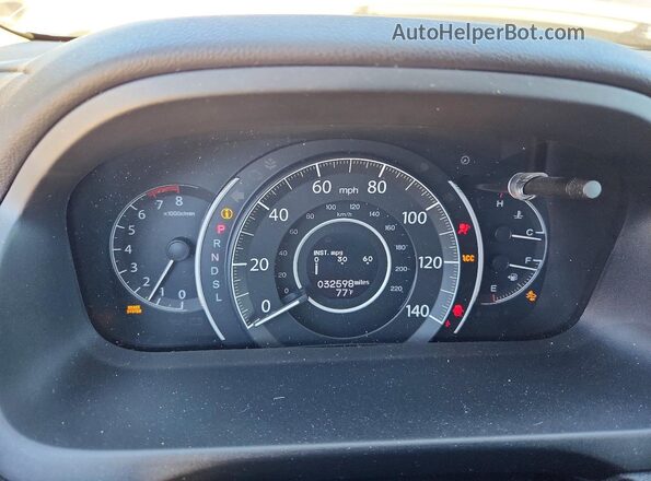 5J6RM4H90GL118767 2016 HONDA CR-V White Widok zestawu wskaźników