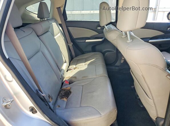 5J6RM4H90GL123211 2016 HONDA CR-V Silver უკანა სავარძლების ხედი