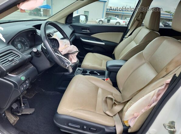 5J6RM4H92GL117085 2016 HONDA CR-V Белый Вид салона спереди