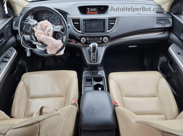 5J6RM4H92GL117085 2016 HONDA CR-V Белый Вид панели приборов