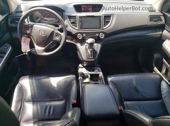 5J6RM4H93GL809663 2016 HONDA CR-V Белый Вид панели приборов